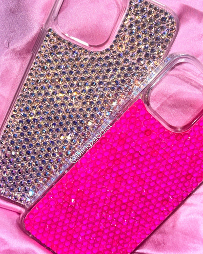 Custom Bedazzled Crystal Bling Phone Case for iPhone, Samsung Galaxy, Google Pixel Devices Cell and Tablet Accessories by BlingxAddict | BlingxAddict