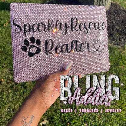 Crystal Icy MacBook Snap on Cover Computer Covers & Skins by Ai Candy Bling | BlingxAddict
