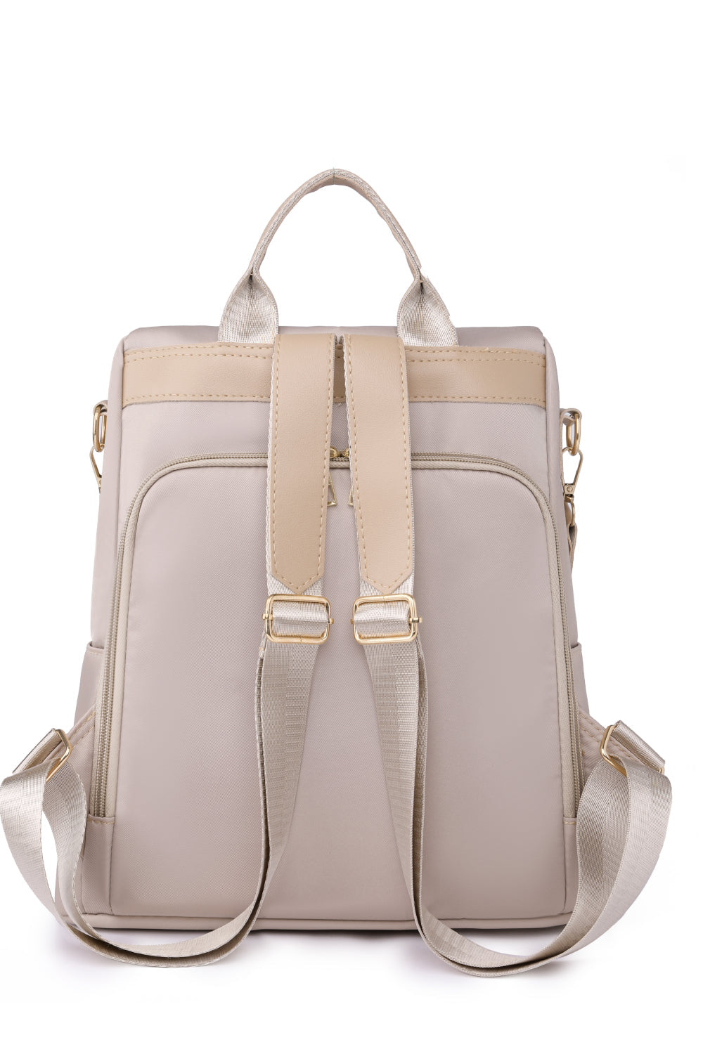 Zipper Pocket Beaded Backpack One Size by Trendsi | BlingxAddict