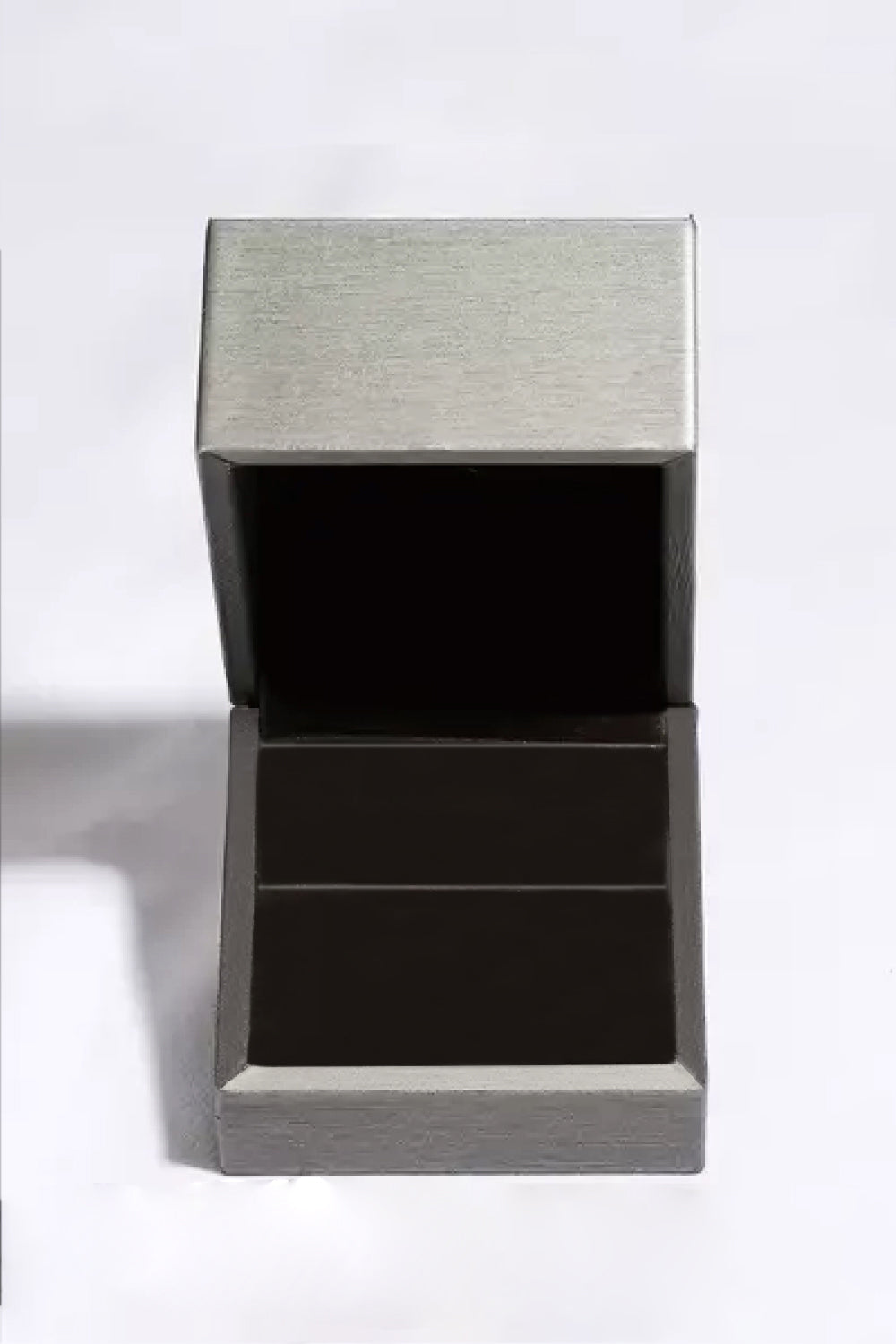 4 Carat Moissanite 4-Prong Side Stone Ring Silver by Trendsi | BlingxAddict