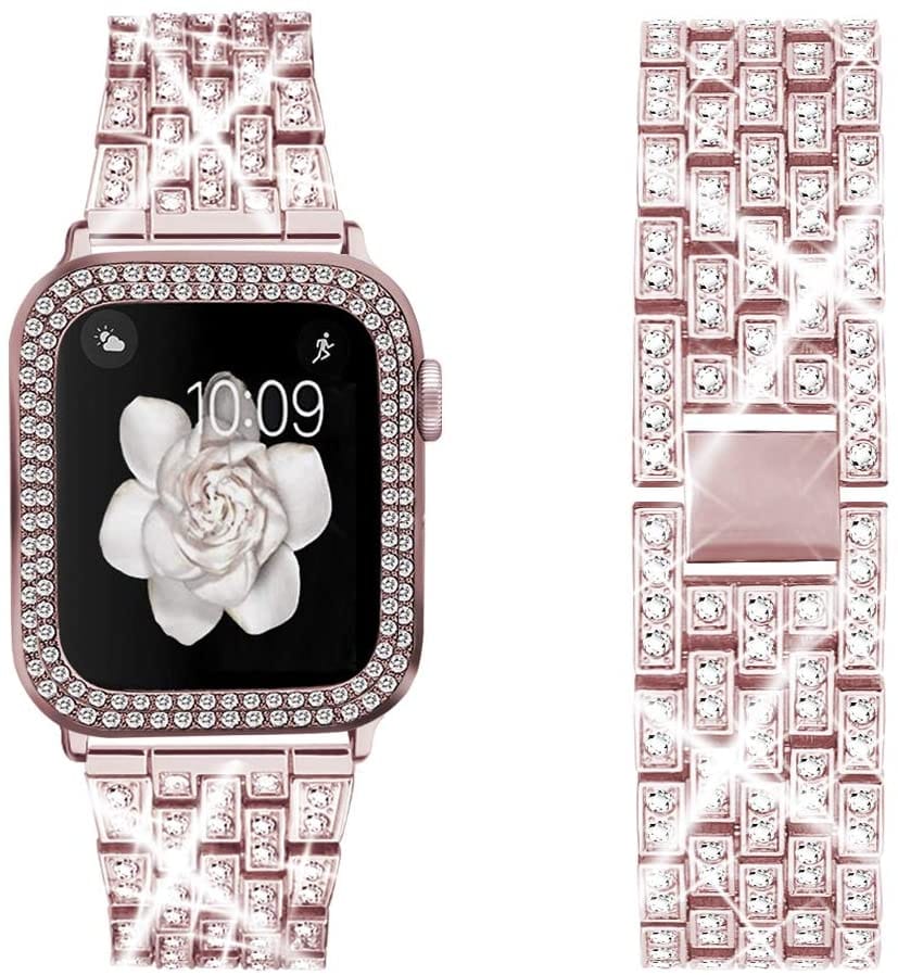 Apple Watch Diamond Strap & Case (Series 7 6 SE 5 4 3) by Bling Addict | BlingxAddict