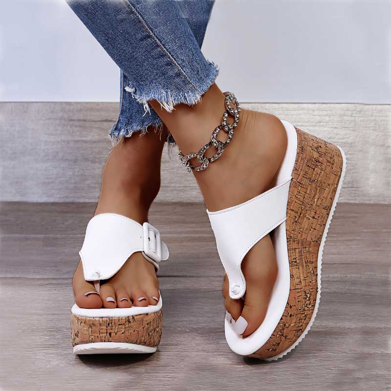 'Beach Mom' Wedge Flip Flop Shoes by BlingxAddict | BlingxAddict