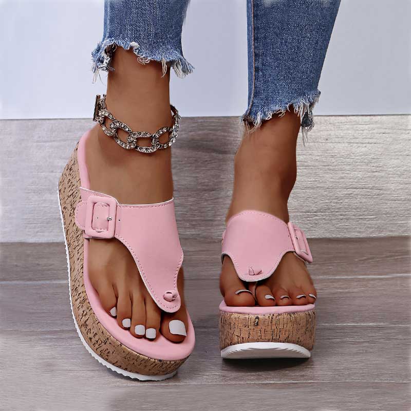 'Beach Mom' Wedge Flip Flop Shoes by BlingxAddict | BlingxAddict
