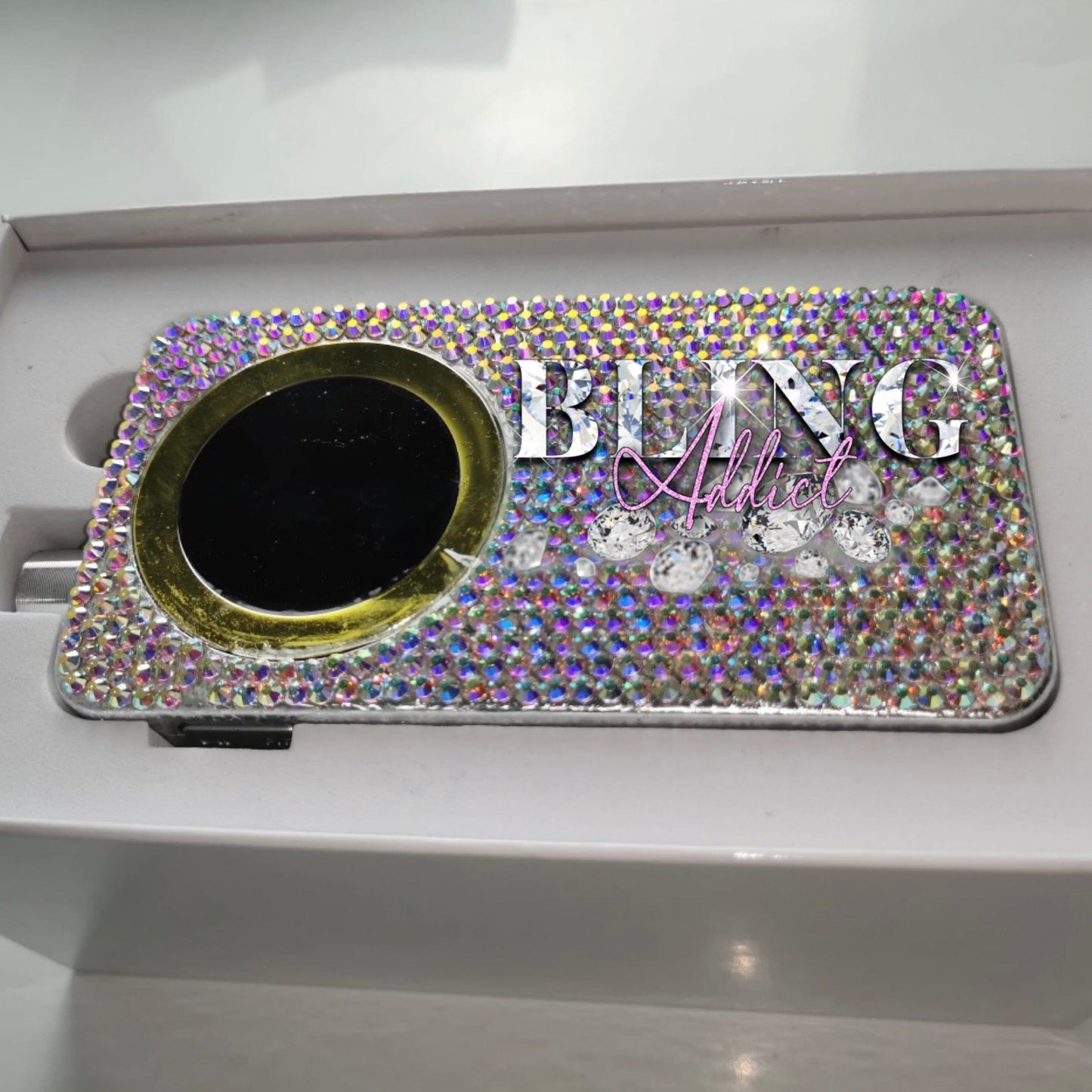 Bedazzled Crystal Portable Charging Nail E-File Nails by Bling Addict | BlingxAddict