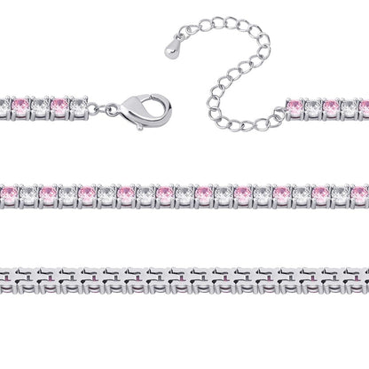 'Bling Bling' 3mm Tennis CZ Anklet jewelry by Bling Addict | BlingxAddict