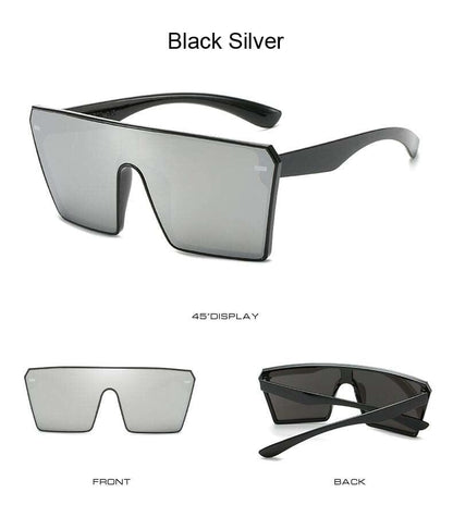 'Blocka' Vintage Square Oversized Sunglasses by BlingxAddict | BlingxAddict