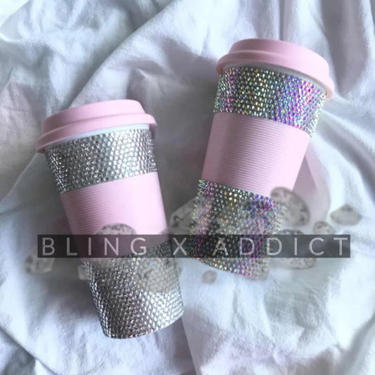 Crystal Bling Coffee Mug Cup by BlingxAddict | BlingxAddict