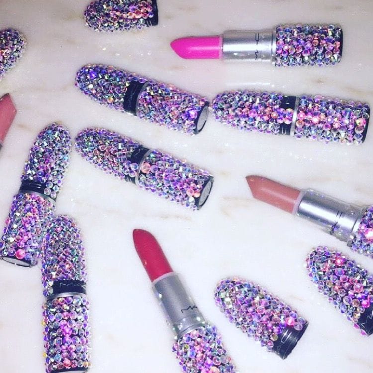 Crystal Bling M.A.C. Lipstick Lipstick by Ai Candy Bling | BlingxAddict