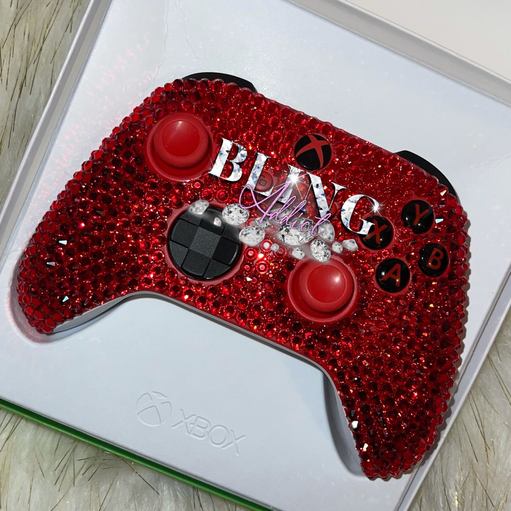 Crystal Xbox Wireless Controller Video Game Console Accessories by Bling Addict | BlingxAddict