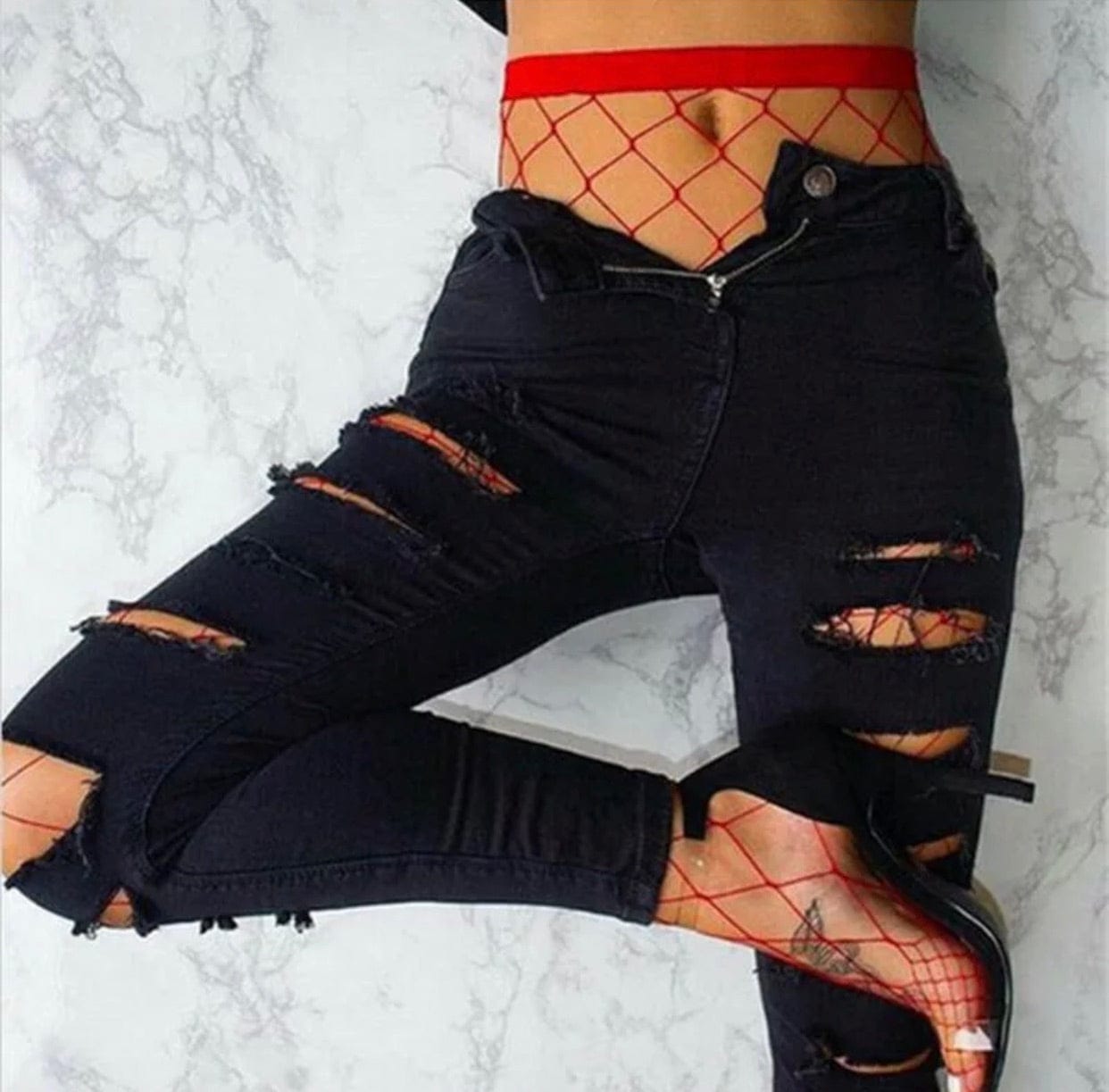 Fishnet Leggings by Divine Couture | BlingxAddict