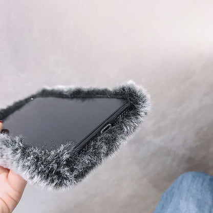 'Fuzzy Warmth" Faux iPhone Case by Bling Addict | BlingxAddict