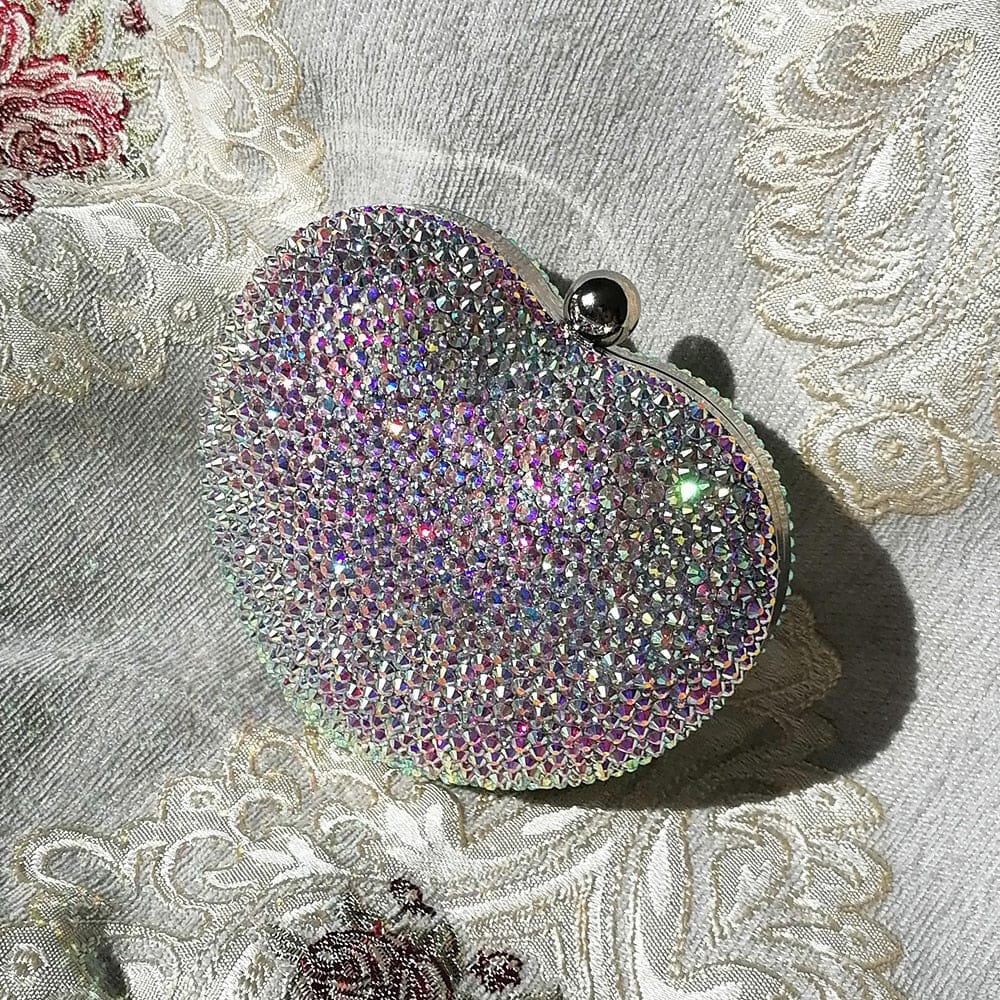 'Glass Heart' Crystal Clutch Arts & Crafts by Bling Addict | BlingxAddict