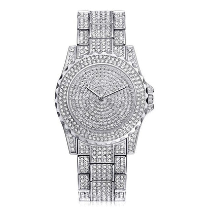'Ice, Ice' Feminino Relogio Crystal Stainless Steel Watch Silver Watches by Bling Addict | BlingxAddict