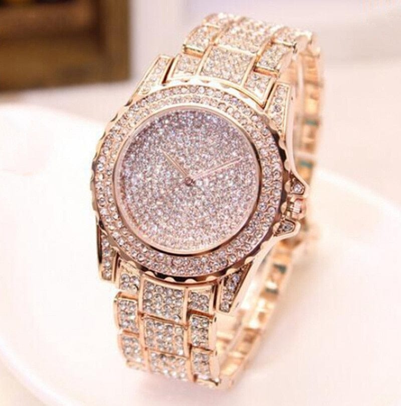 'Ice, Ice' Feminino Relogio Crystal Stainless Steel Watch Watches by Bling Addict | BlingxAddict