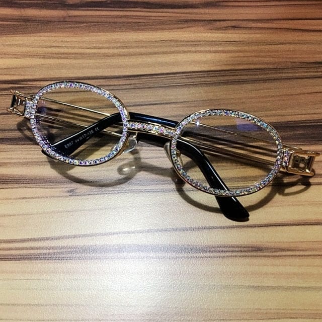 'In The 80s' Retro Round Fashion Glasses Clear Sunglasses by Bling Addict | BlingxAddict