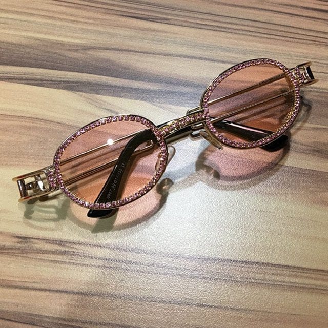 'In The 80s' Retro Round Fashion Glasses Pink Sunglasses by Bling Addict | BlingxAddict