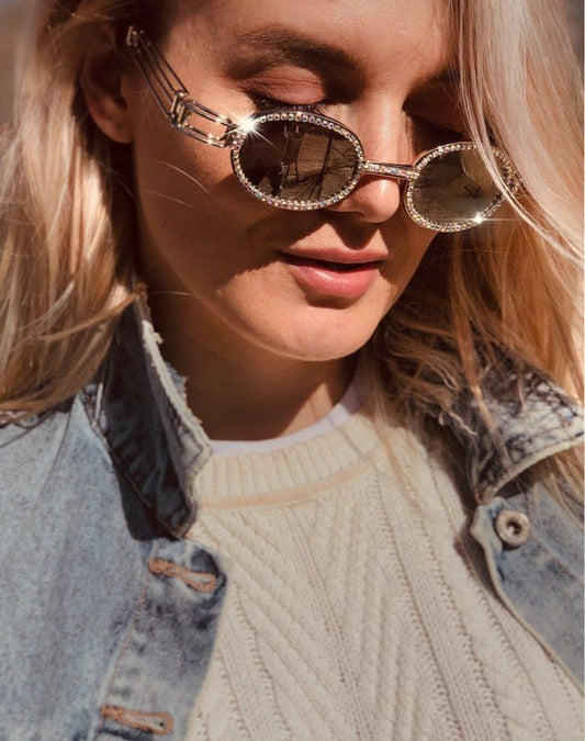 'In The 80s' Retro Round Fashion Glasses Sunglasses by Bling Addict | BlingxAddict
