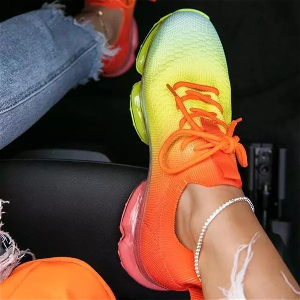 'Just Breathe' Mesh Sneakers Shoes by Bling Addict | BlingxAddict
