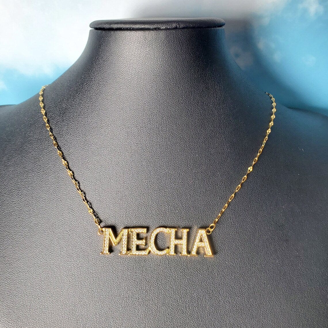 'Keep It Light' Custom Name Link Chain necklace by BlingxAddict | BlingxAddict
