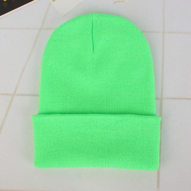 'Lit Vibes' Beanie Neon Green Accessories by Bling Addict | BlingxAddict