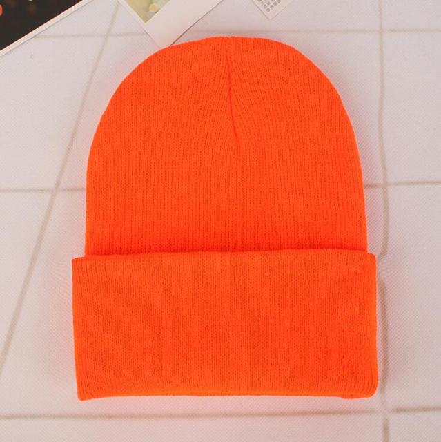 'Lit Vibes' Beanie Neon Orange Accessories by Bling Addict | BlingxAddict