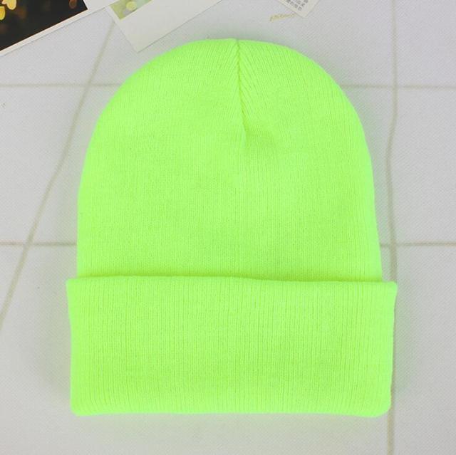 'Lit Vibes' Beanie Neon Yellow Accessories by Bling Addict | BlingxAddict