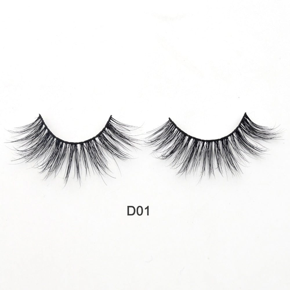 Mink False Eyelashes D Series D1 by Divine Couture | BlingxAddict
