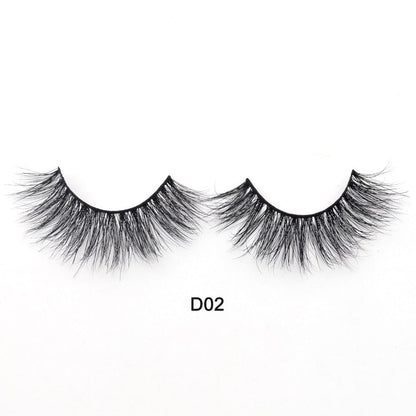 Mink False Eyelashes D Series D2 by Divine Couture | BlingxAddict