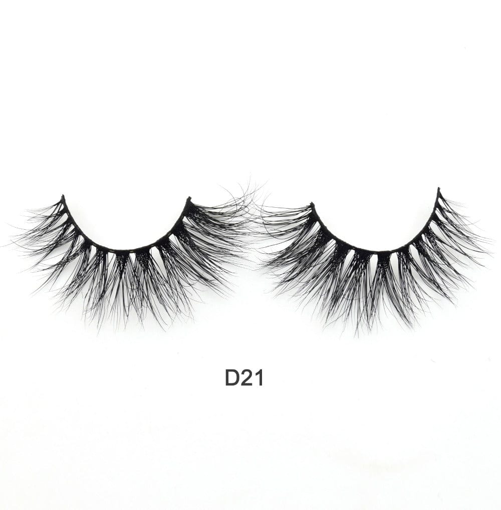 Mink False Eyelashes D Series D21 by Divine Couture | BlingxAddict