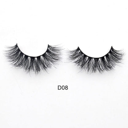 Mink False Eyelashes D Series D8 by Divine Couture | BlingxAddict