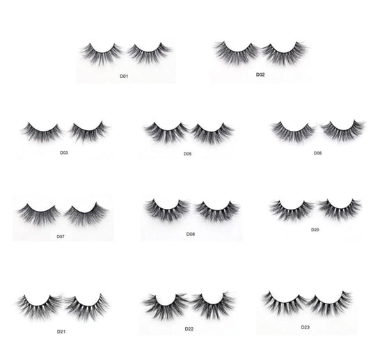 Mink False Eyelashes D Series by Divine Couture | BlingxAddict