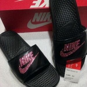 Swarovski  Nike Jdi Womens Slides -  - ai-candy-bling.myshopify.com
