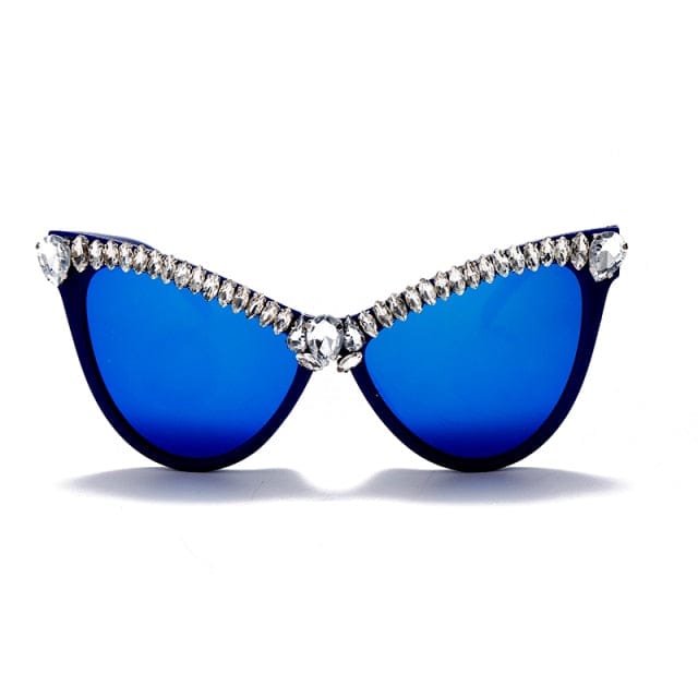 'Pretty Wings' Oversized Diamond Sunglasses 2 United States by Bling Addict | BlingxAddict