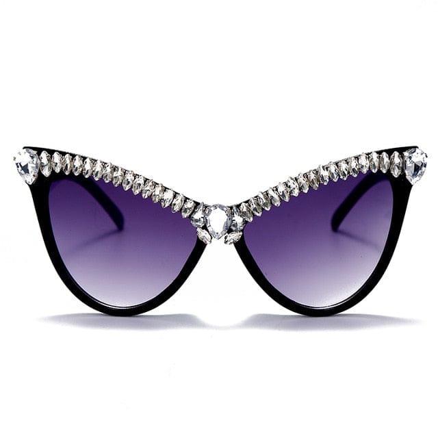 'Pretty Wings' Oversized Diamond Sunglasses 4 United States by Bling Addict | BlingxAddict