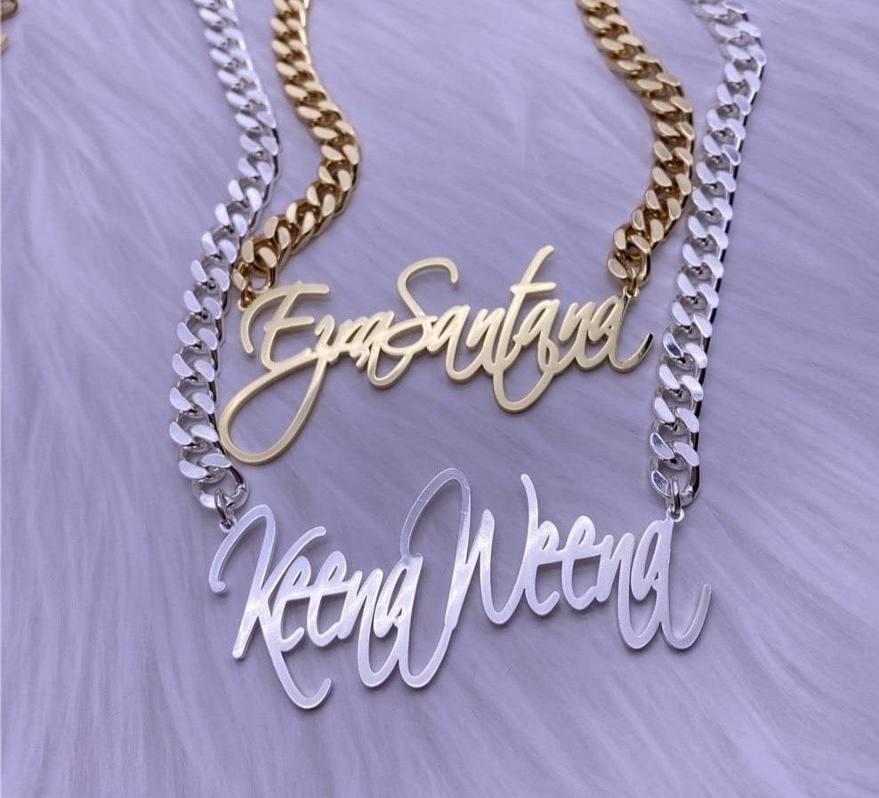 'Queen Tingz' 8mm Cuban Chain Necklace by Bling Addict | BlingxAddict