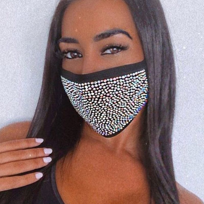 Rhinestone Mask Face Cover Masks by Bling Addict | BlingxAddict