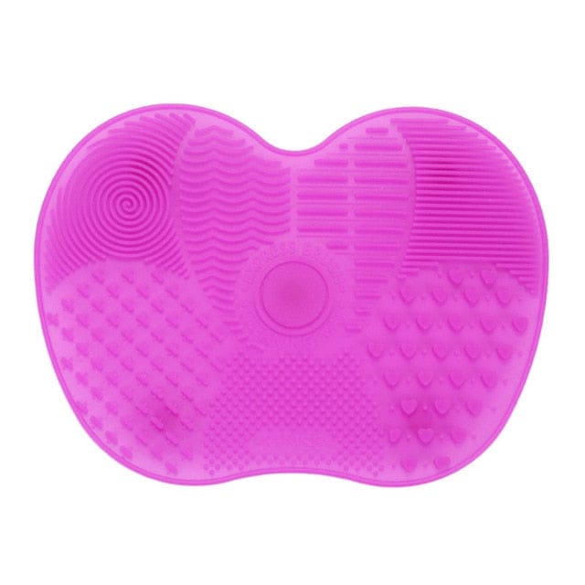 Silicone Makeup Brush Cleaning Mat Fuschia Make Up by Divine Couture Creations | BlingxAddict