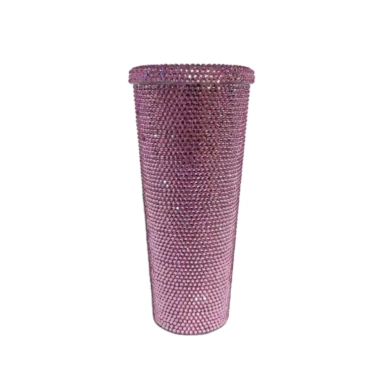 Solid Color Crystal Icy Tumbler Cup 16oz Baby Pink Tumblers by Bling Addict | BlingxAddict
