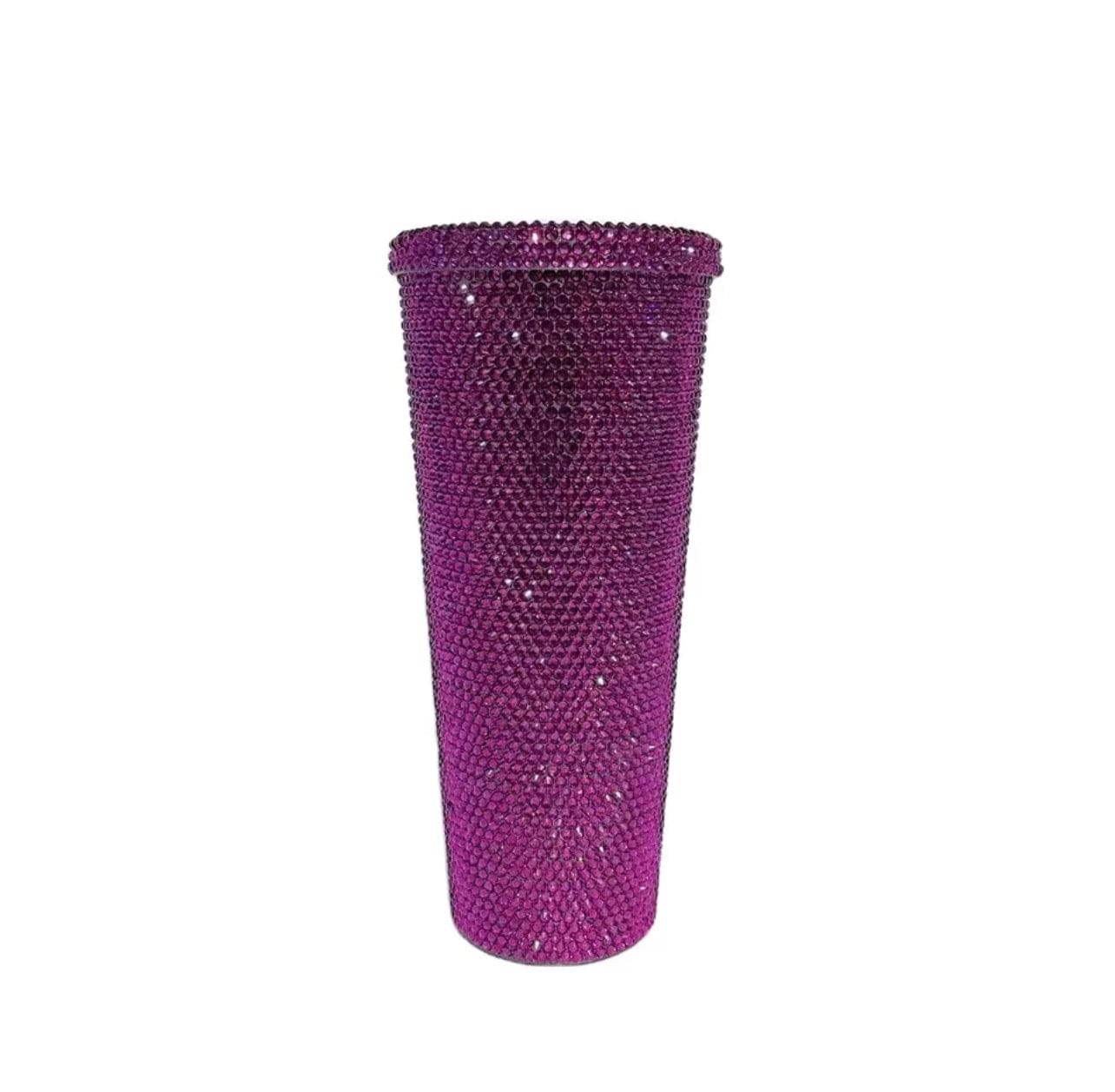 Solid Color Crystal Icy Tumbler Cup 16oz Hot Pink Tumblers by Bling Addict | BlingxAddict