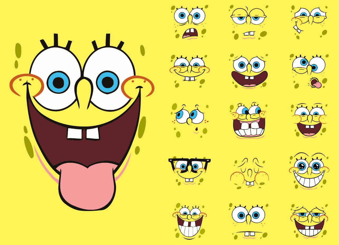 SpongeBob Themed Crystal Tumbler 16oz SpongeBob Face Tumbler (All Yellow) No Tumblers by Bling Addict | BlingxAddict