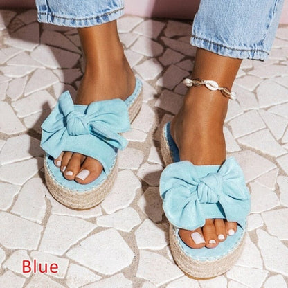'Spring Daze' Slide Sandals blue 5 by BlingxAddict | BlingxAddict