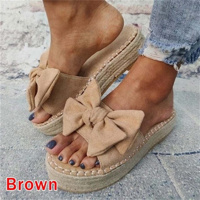 'Spring Daze' Slide Sandals brown 8 by BlingxAddict | BlingxAddict