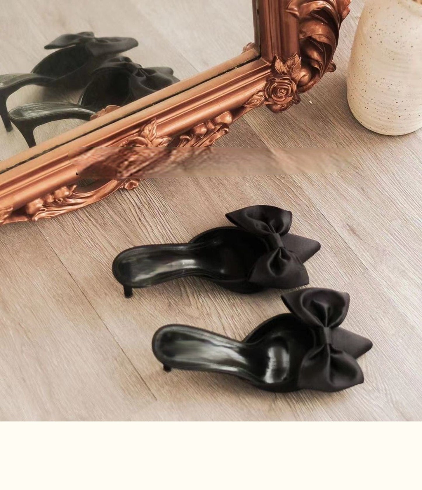 'Too Fine' Bowknot Cat Heels Shoes by Bling Addict | BlingxAddict