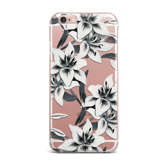 Watercolor Lilies - Clear TPU Case Cover Consumer Electronics by milkyway cases | BlingxAddict