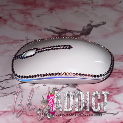 Wireless Color Changing Mouse w/Genuine Swarovski Crystals by BlingxAddict | BlingxAddict