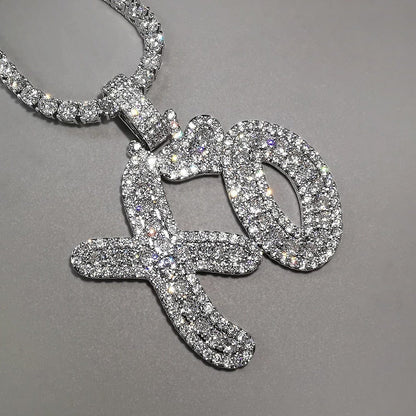 'XOXO, GG' Crystal Necklace Necklaces by Bling Addict | BlingxAddict