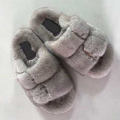 'Yeah, Its Real' Fur Women's Slippers 8 12 Shoes by Bling Addict | BlingxAddict